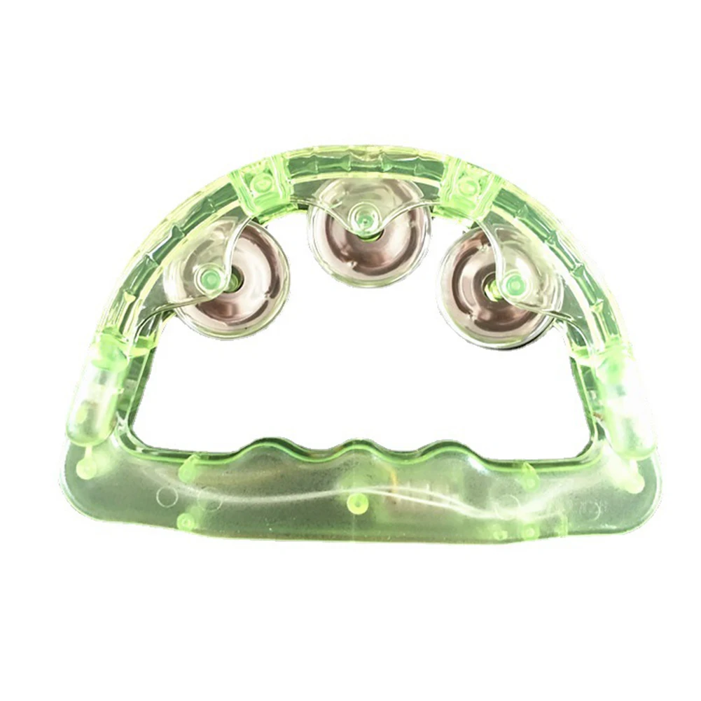 Light up Tambourine LED Noisemaker Flashing Rattle Bell Kids Sensory Shaking Toy