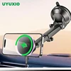 UYUXIO 15W Fast Charging Magnetic Wireless Car Charger for iPhone 16 15 14 12 13 Pro Max Windshield Dash Car Mount Phone Holder