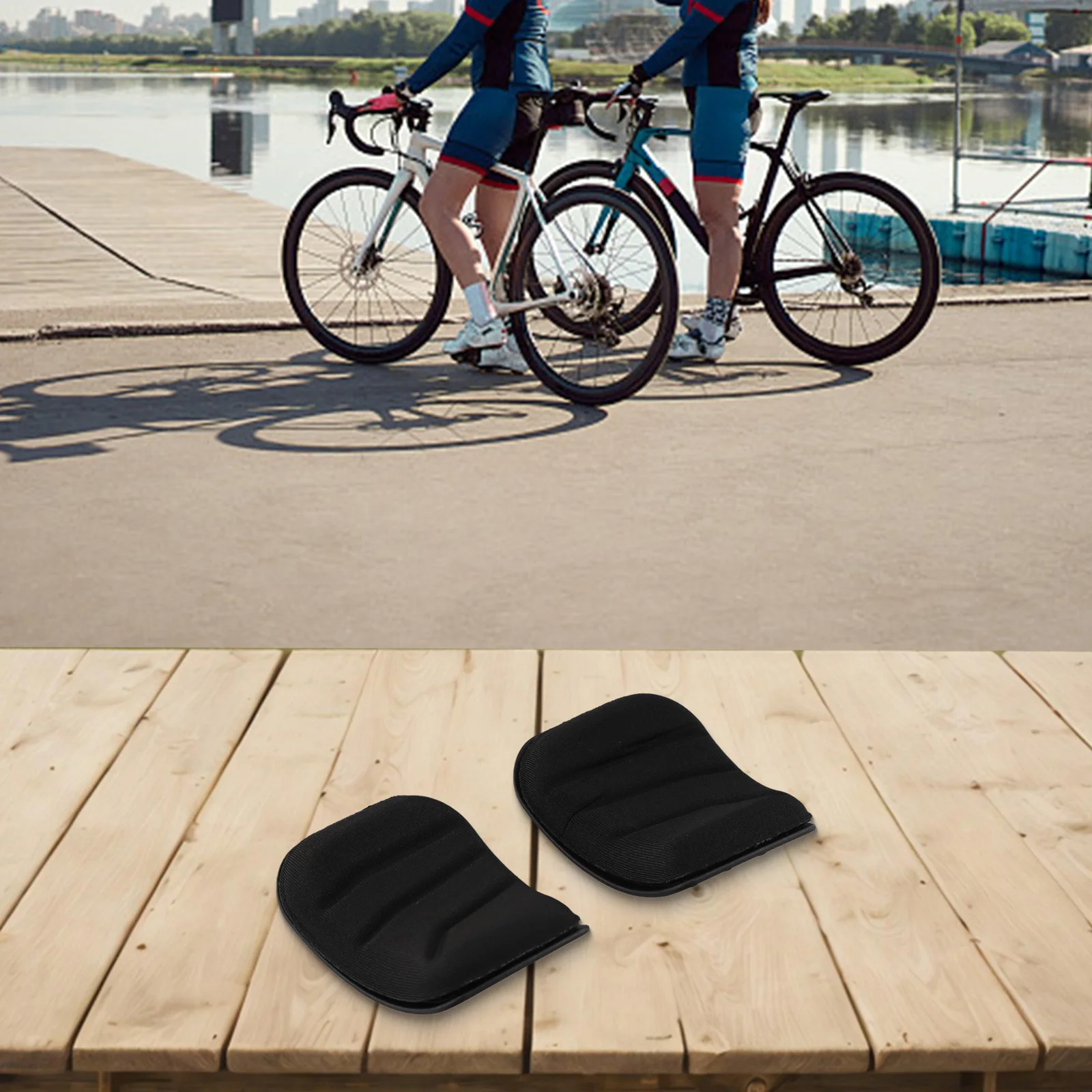 Forearm Foam Cushions Aerobars Replacement Pads 50g Compression Design for Training Bicycle Handlebar Training And Racing Use