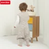 INSULAR Baby Soft Sleep Sack With Feet Infant Sleeveless Sleeping Bags Children's Homewear Premium Cotton 2-Way Zipper4 Seasons 3