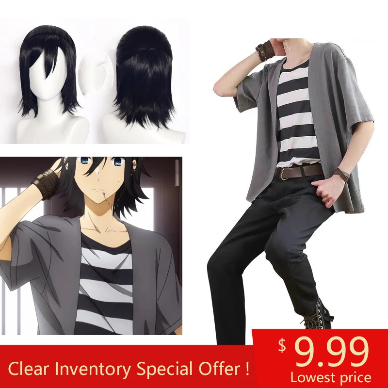 

Anime Horimiya Hori-san to Miyamura-kun Miyamura Izumi Cosplay Costume Top Pants Outfits And Cosplay Wig Halloween Carnival Suit