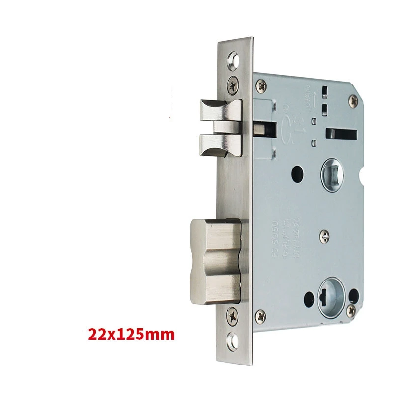 Door Lock 5050 Lock Body Metal Stainless Steel Electronic Lock Body 5050 Mortise Tuya Face Recognition Fingerprint Smart Door