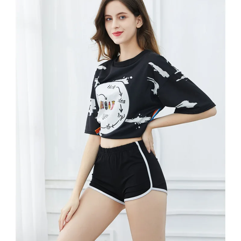 Summer Woman Open Crotch Shorts Sexy Yoga Sport Gym Leggings Korean Breathable Hidden Zippers Mini Hot Pants Crotchless Clubwear