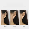 925 Sterling Silver Geometry Hoop Earrings for Women Fashion Silver Jewelry Gifts Trendy 4