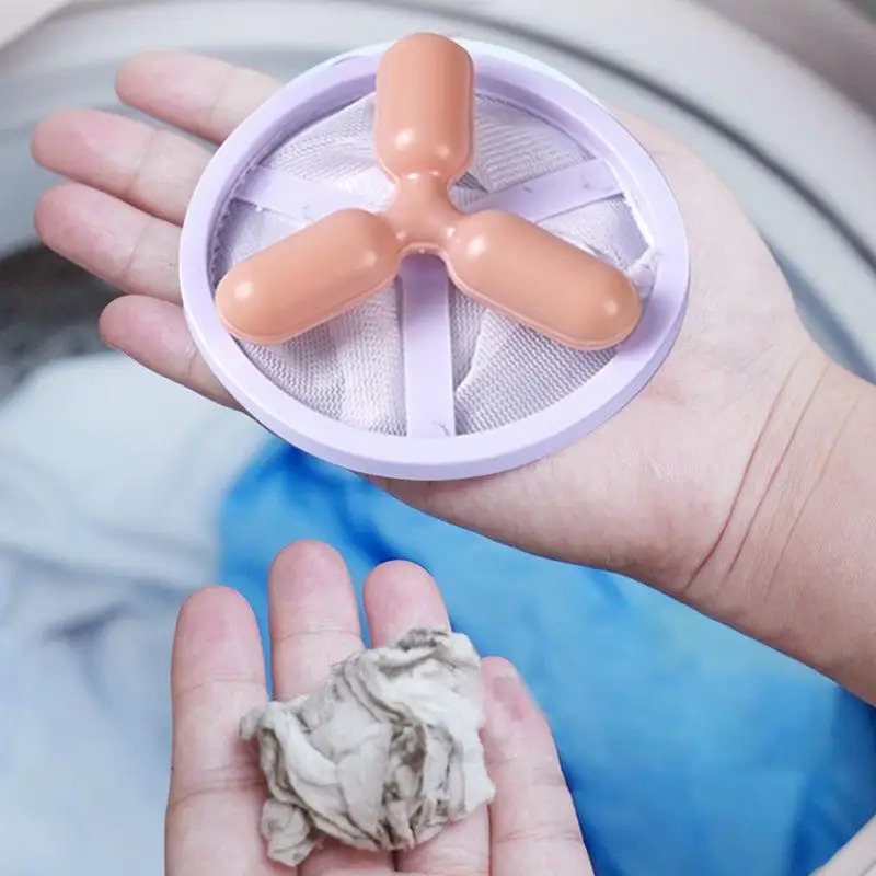 Lint Traps For Laundry Washing Machine Reusable Hair Filter Bag Efficient Lint Traps Catcher For Home Kitchen Bathroom Laundry
