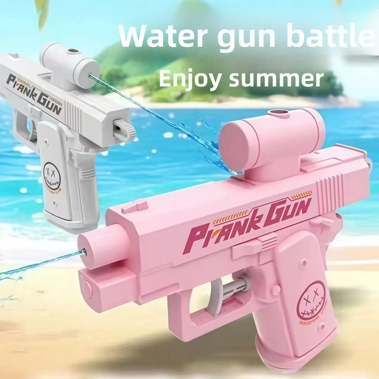 Funny Double-sided Reverse Water Gun For Pool And Beach Fights_voghion.com