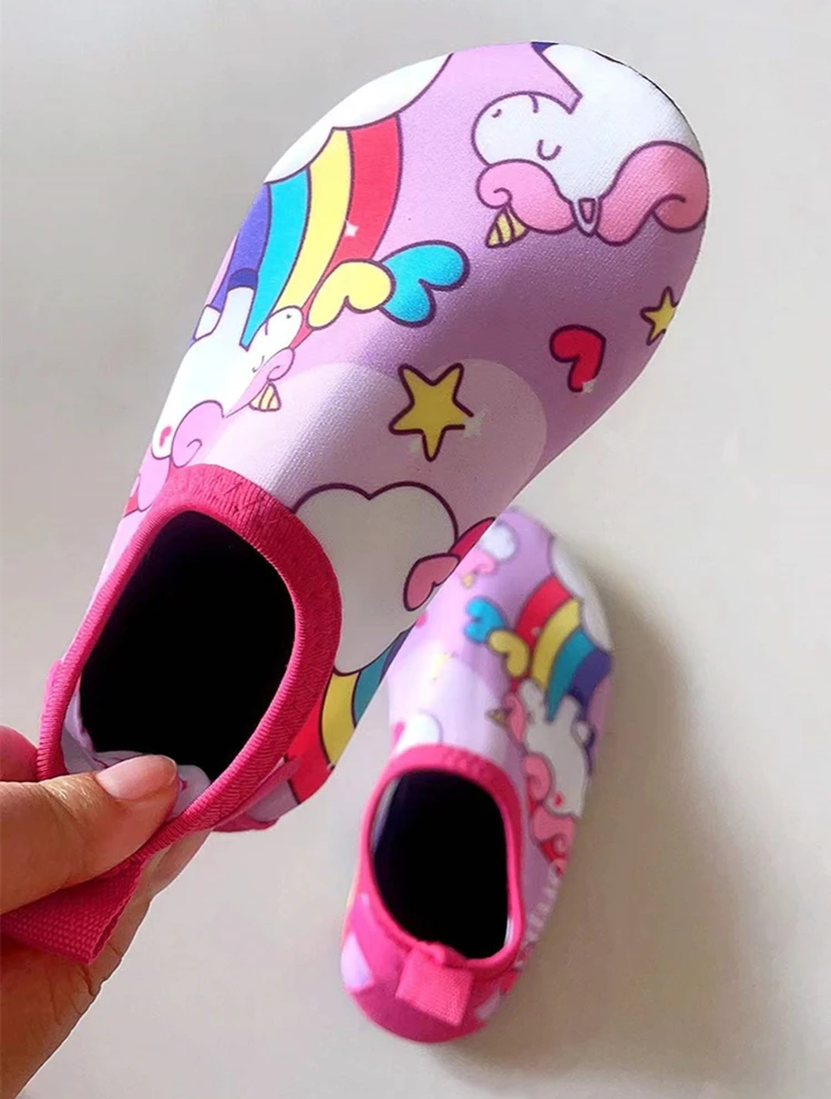 Children Beach Shoes Baby Soft Floor Indoor Slipper Snorkeling Swim Socks Boys And Girls Anti-slip Home Barefoot Kids Slippers