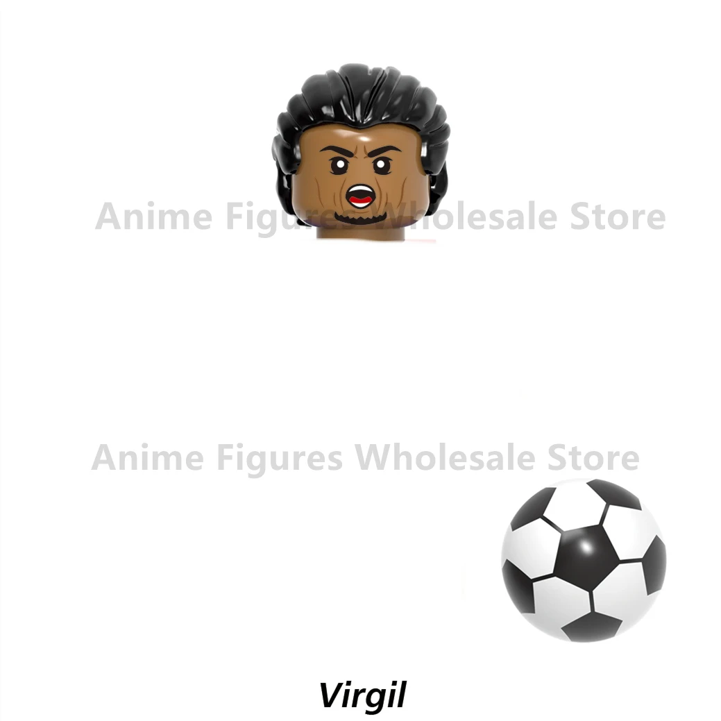 Football Sports Star Model 4.5cm Bricks Series Characters Mini Action Figure Building Blocks Kids Toys For Education Gifts 4