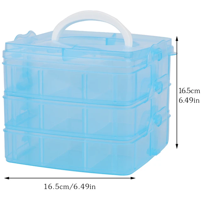 Plastic Storage Box Organizer Container  Craft Organizers Storage - 1pc  Transparent - Aliexpress