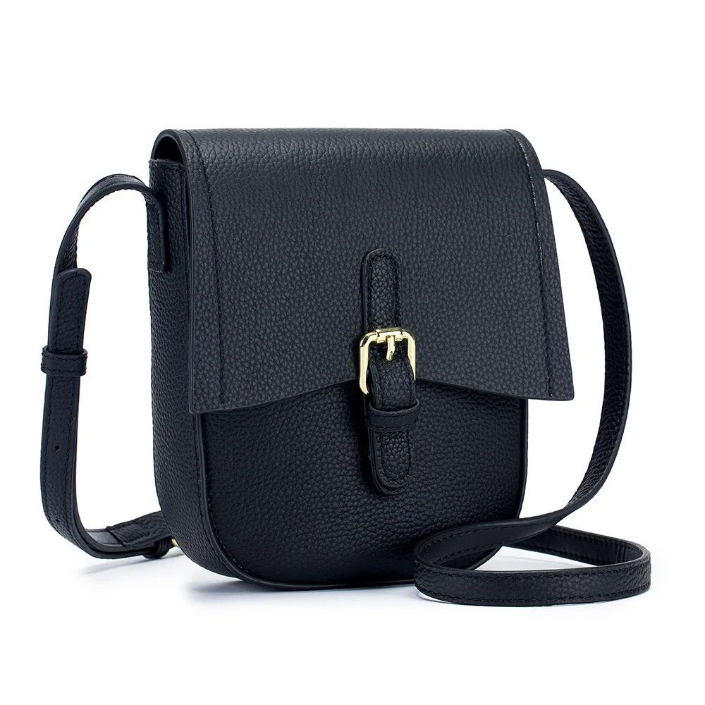 

Fashion Crossbody Phone Bag for Women Small Genuine Leather Shoulder Purse and Handbag with Flap Versatile Luxury Saddle Bag