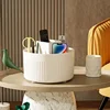 360° Rotating makeup Storage Box Desktop Makeup Organizer Cosmetic Brush Holder Lipstick Eyebrow Pencil Holder Jewelry Container 3