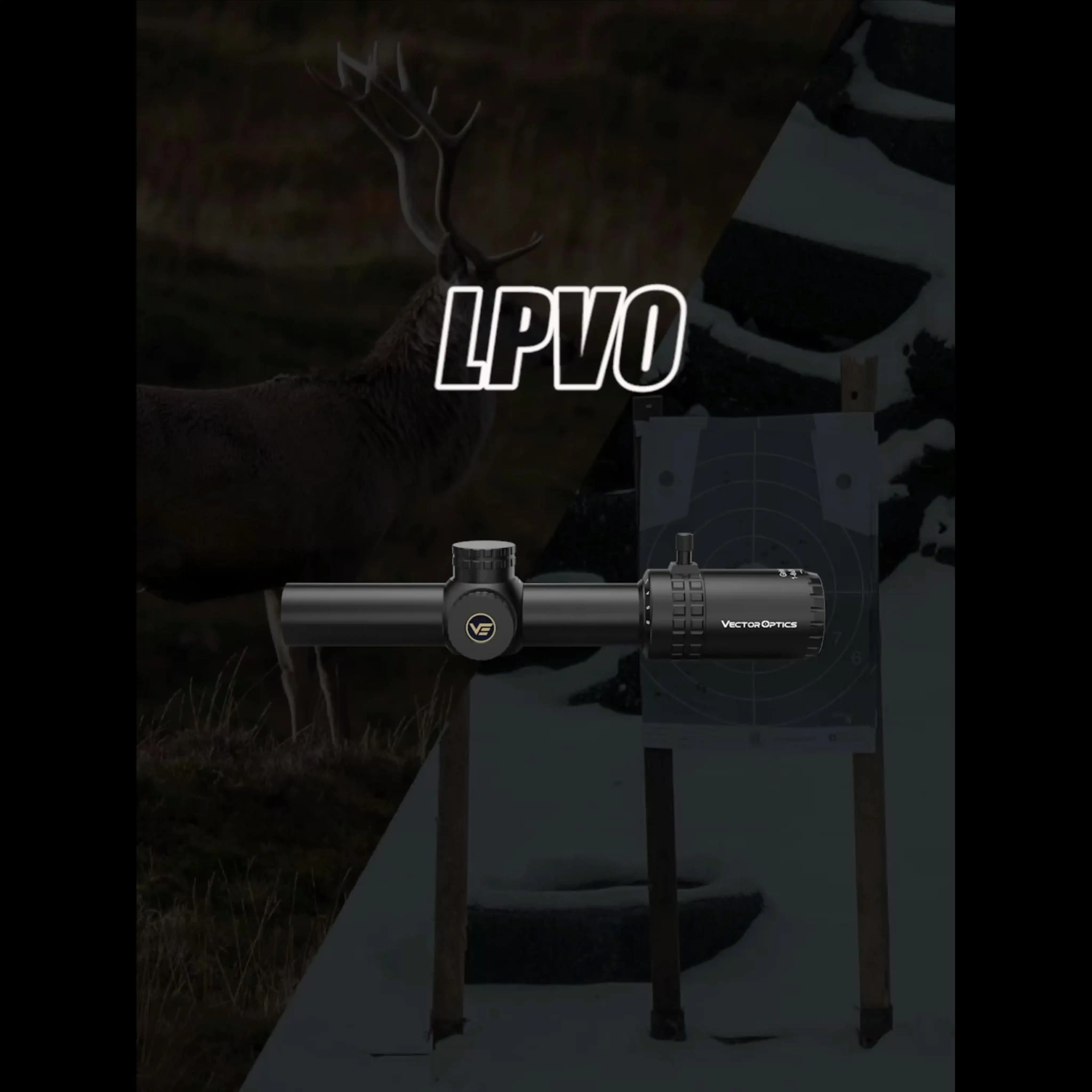 Vector Optics Grimlock LPVO 1-6x24 1-4x24 SFPライフルスコープ