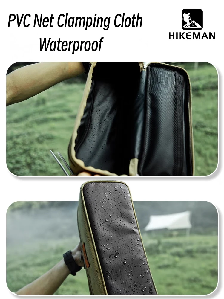 Outdoor Picnic Tableware Storage Bag Camping Barbecue Cooking Utensils Storage Bag Portable Waterproof