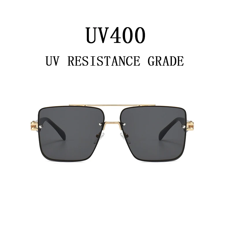 Óculos de Sol Quadrado Feminino 2023 Moda Óculos Oversized Óculos Vintage Lunette De Soleil Femme Gafas De Sol Mujer Lentes_voghion.com