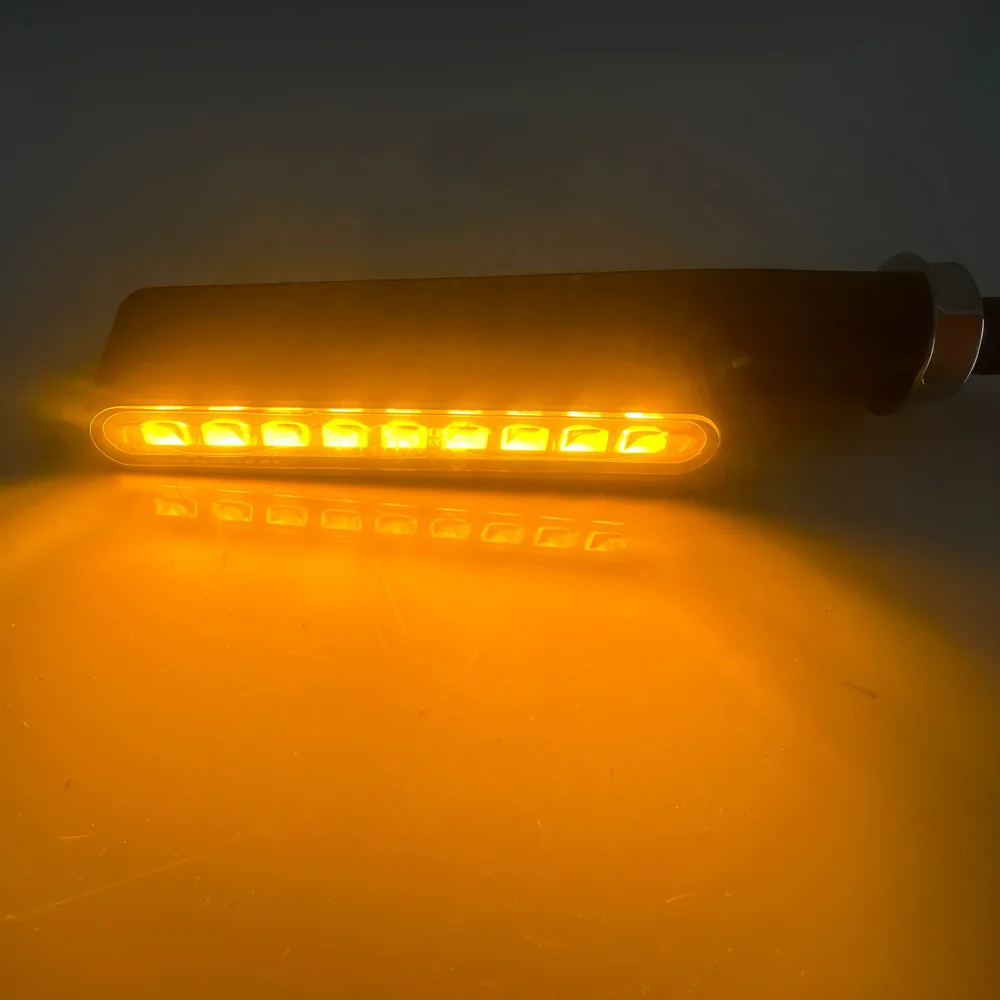E24 8mm Motorcycle 9led Turn Signal Light Indicator Lights flasher Arrows Lamp b