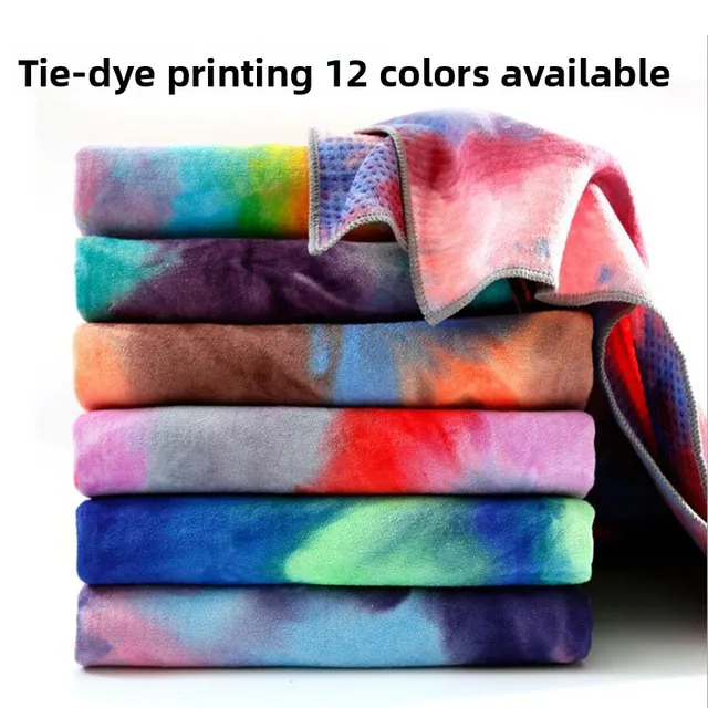 Portable Yoga Mat Thin Foldable Profional Anti-Slip Sweat Absorbent Towel Yoga Blanket Cloth Pad hine Waable 2
