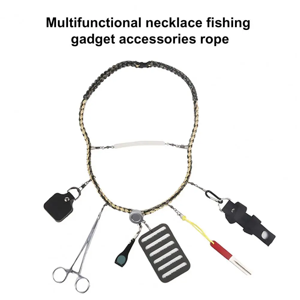 Support de ligne de pêche léger et doux pour la peau, collier de mouche polyvalent, porte-outils de UL