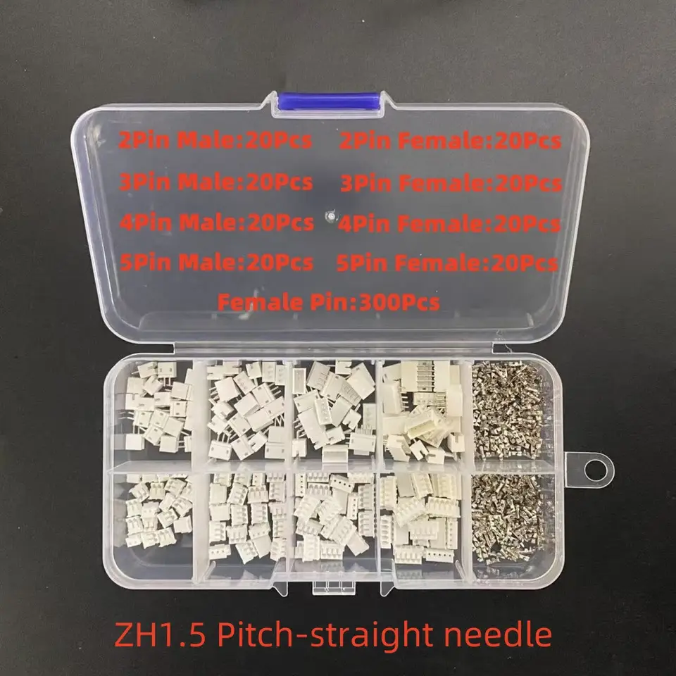 1Box JST SH1.0/1.25/PH2.0/XH2.54/VH/SM/KF2510 Connector Kit - Male/Female Housing & Crimp Terminal for Electronics image 9