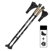 2PCS Foldable Walking Stick Trekking Pole for Hiking and Mountaineering Super Lightweight  Camping Equipment  Walking Cane 1
