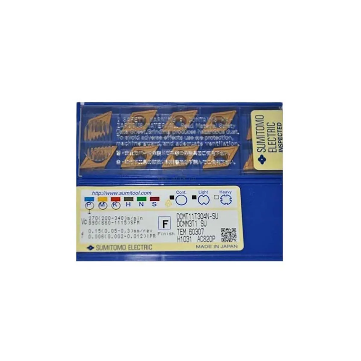 新品 住友電工 インサート（チップ ）NF-DCMT11T308 DA2200