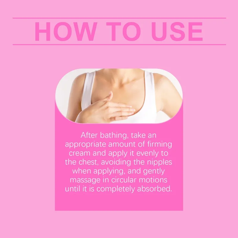 Chest Plumping And Lifting Cream Size Up Enhancer Improve Breast Flat Sagging Bust Lifting Firming Plumping Boobs Growth Cream breast firming cream