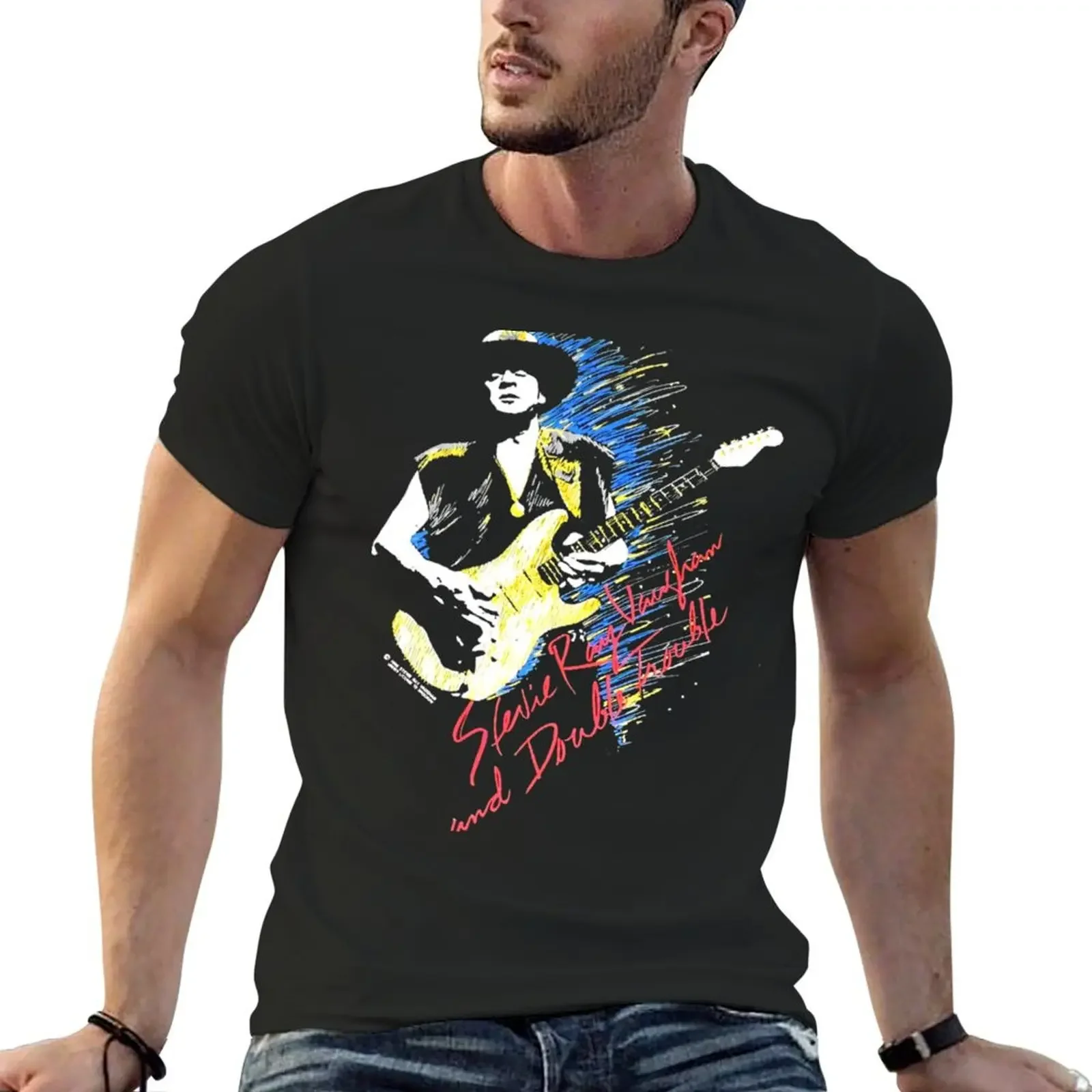 

Stevie Ray Vaughan T-shirt cute clothes Blouse funnys funny t shirts for men
