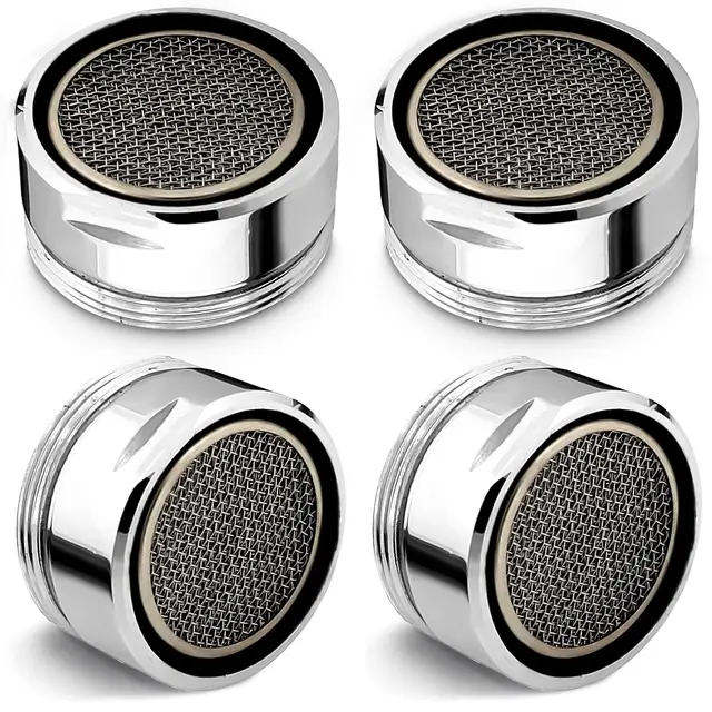 1/6pcs ทองเหลืองประหยัดน้ําห้องครัวห้องน้ําก๊อกน้ํา Aerator Bubbler FILTER TAP เปลี่ยนด้ายผสมหัวฉีดอะไหล่ 2