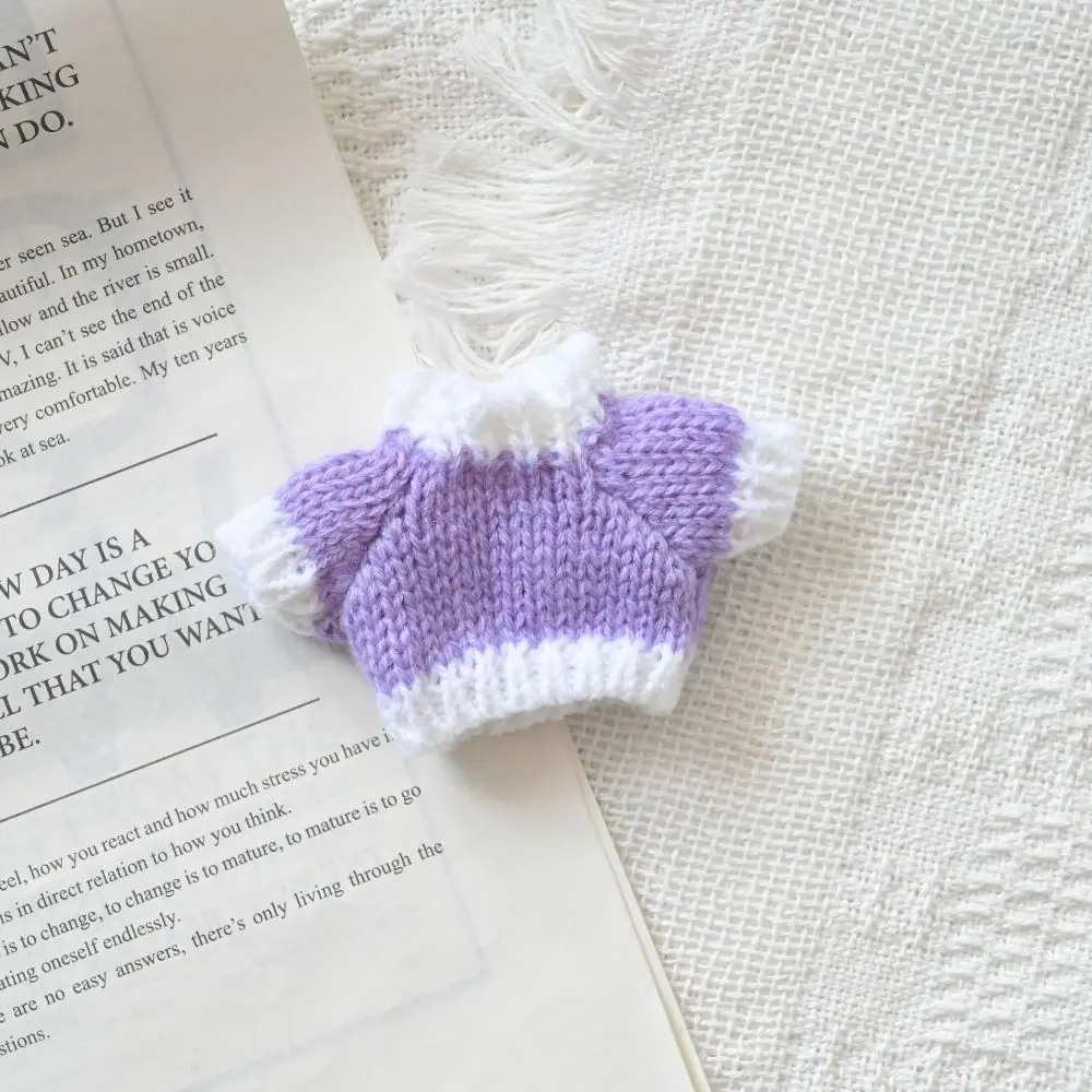 New Fashion Doll Sweaters Winter Multistyles Knitted Coat Clothes Accessories for 10cm Cotton Doll/for Idol Dolls