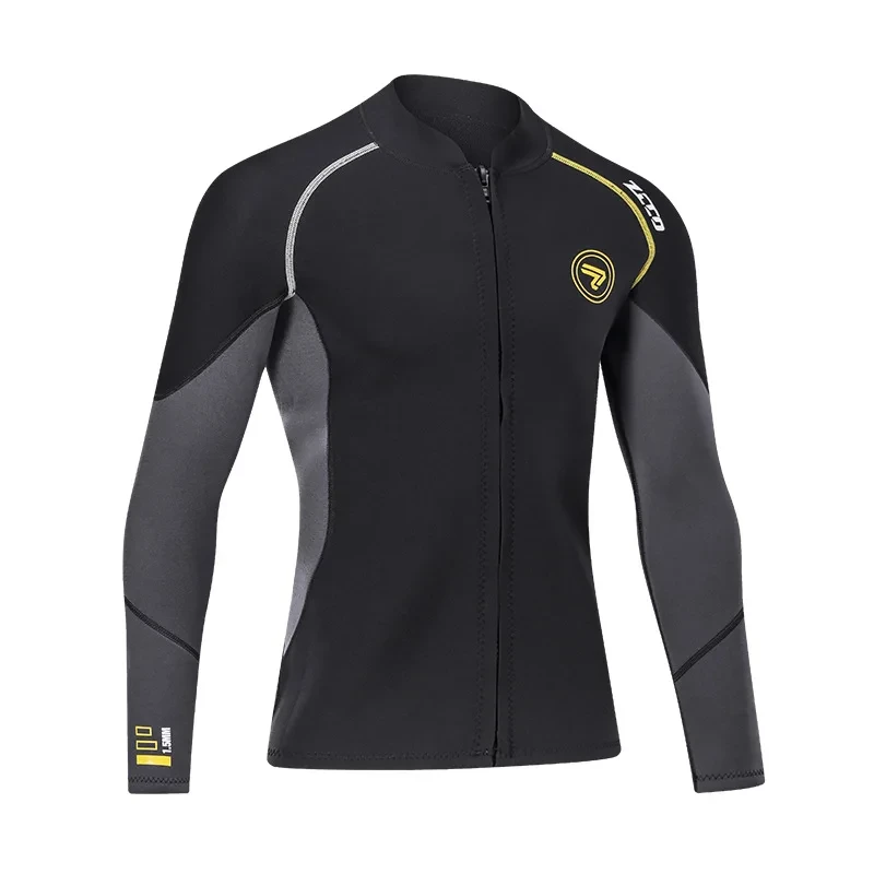 1.5mm 3mm Diving Suit Men Neoprene Wetsuit Scuba One-piece Zipper Thickened Warm Spearfishing Swimwear Kayak Surfing Swimsuit