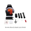 Gas Backpack Leaf Blower Grass Lawn Blower Professional High Velocity 63 cc 6