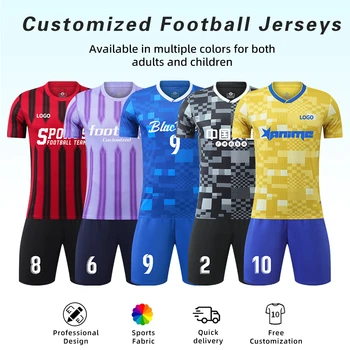 Kids Soccer Jersey Set 1