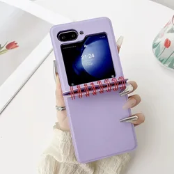 Creative Calendar Flip Leather Phone Case - Fashionable Shockproof Cover for Z Flip 7FE (Purple)