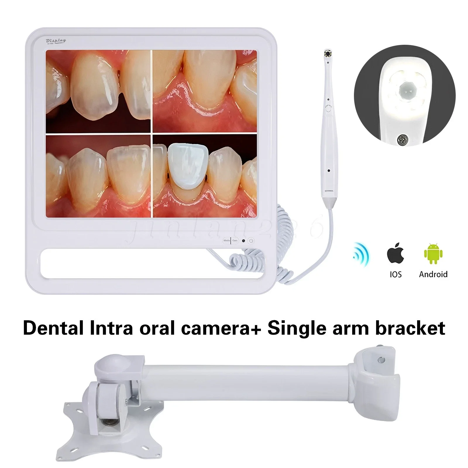 Wifi Dental Camera Intraoral Focus CMOS 8LED USB Imaging Intra Oral Clear Image 17"
