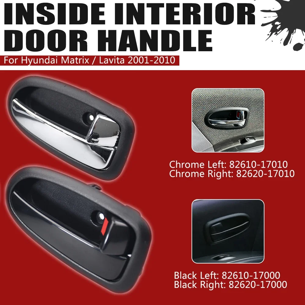 For 2001-2010 Hyundai Matrix Lavita Inner Handle Interior Handle 82610-17010 82620-17010 6