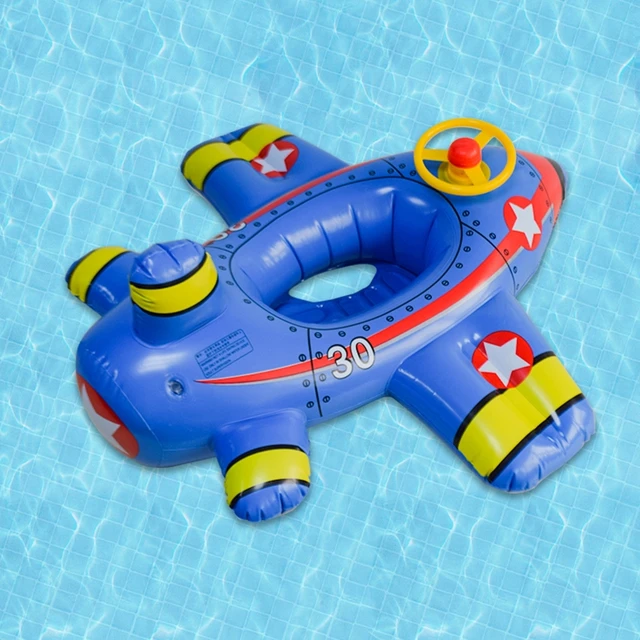 Baby Summer Pool Float Plane Water Seat Boat Inflatable Pool Float Swimming Ring for Swimming Pool/Travel Supplies 3