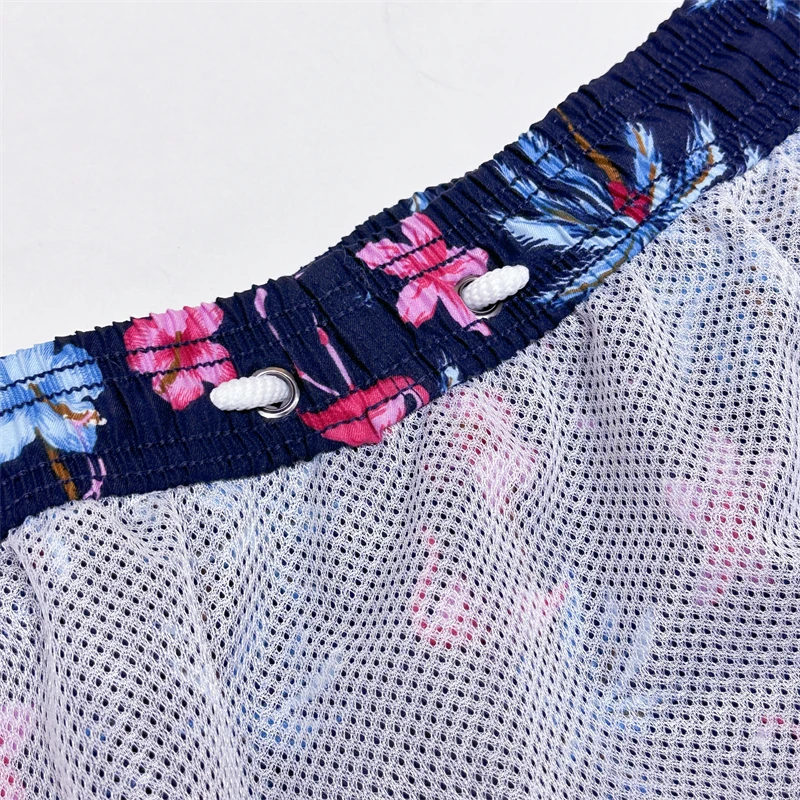 Stylish men Beach Pants party fashion Men's Beach Swimming Pants Running Shorts gentleman With breathable mesh lining 4