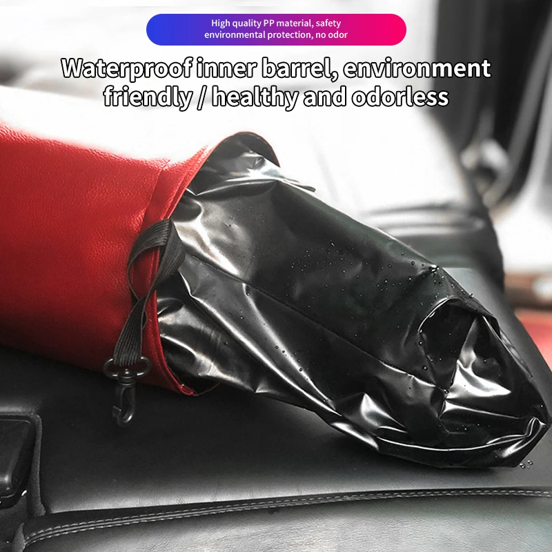 Foldable Car Trash Can Car Storage Busket Interior Rubbish Container Waste Organizer Holder Waterproof Garbage Auto Accessories car storage bag car trash can
