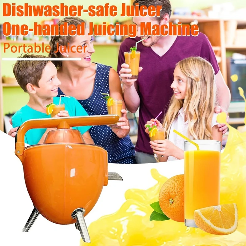 Electric Orange Juicer Squeezer Portable Lemon Squeezer Machine For Oranges Grapefruits Slag Juice Separator EU Plug 3