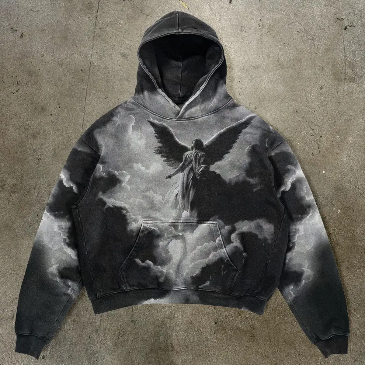 Cotton New Rock Men's Hooded Sweatshirt Spring Autumn With Pockets No Brand Simple Male Hoodie Welcome Deal In Funny Luxury Tops