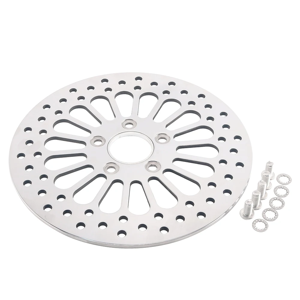 

11.5" High-Polished Rear Brake Disc Rotor 292MM For Harley Davidson Touring Sportster Softail Dyna Early Super Glide Motorcycle