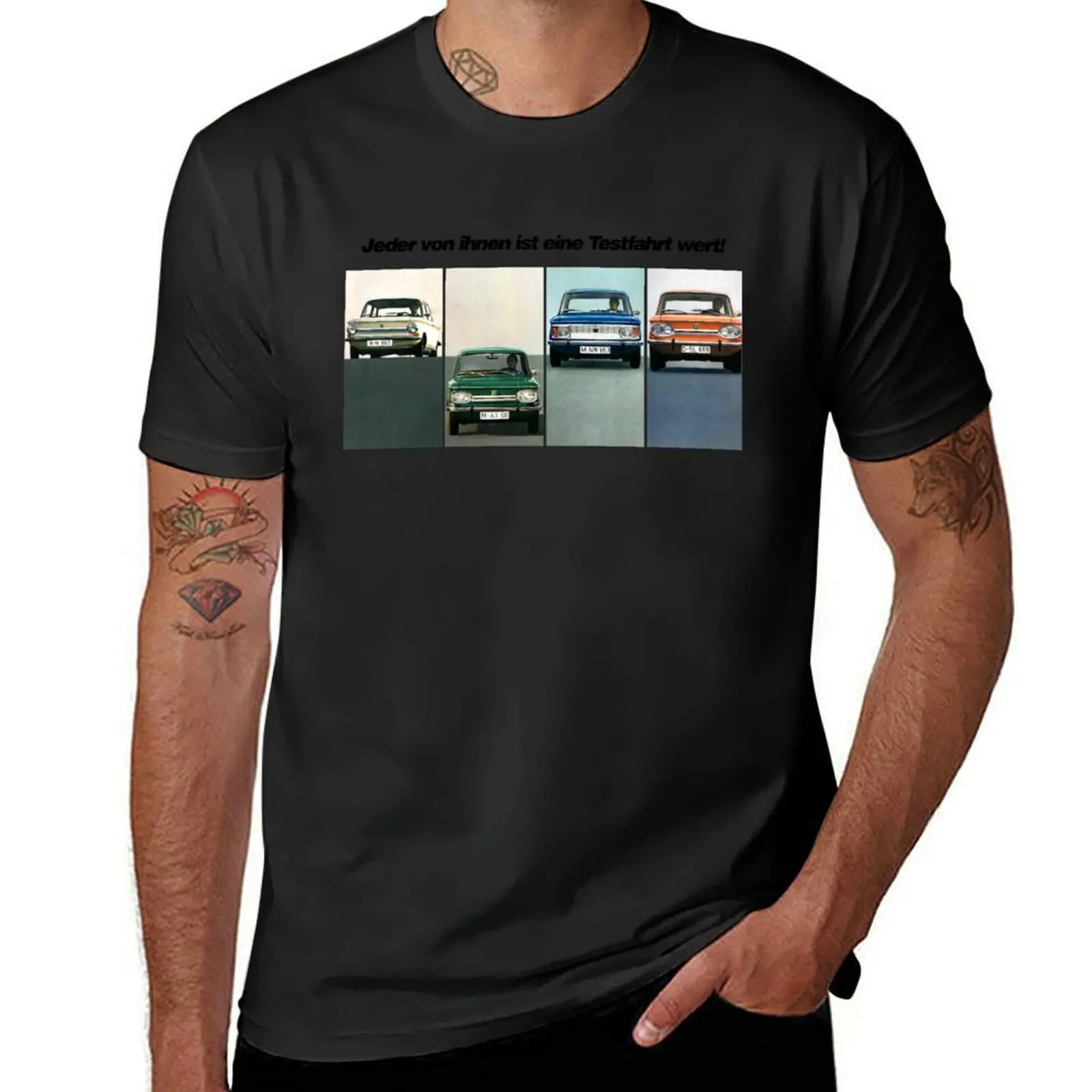 

NSU PRINZ - ADVERT T-Shirt anime clothes Aesthetic clothing vintage clothes sublime men clothing