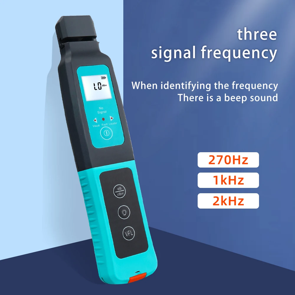 New Design Fiber Optic Identifier Wavelength Range 800-1700nm With 10 Mw VFL Optical Identification Instrument