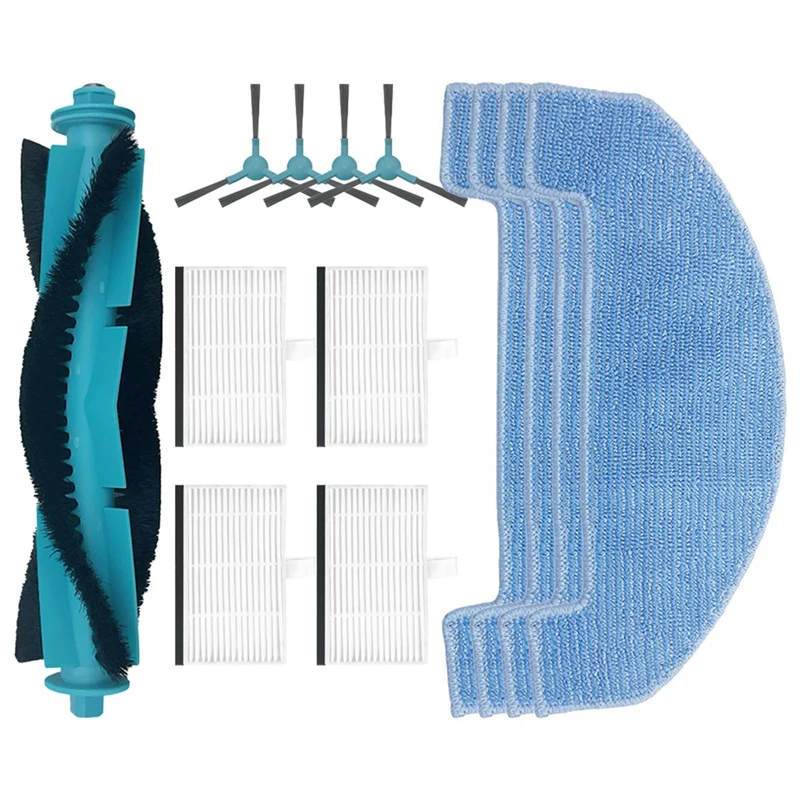 For Ultenic T10 Lite Main Side Brush HEPA Filter Mop Pads Spare Parts Accessories-N29R