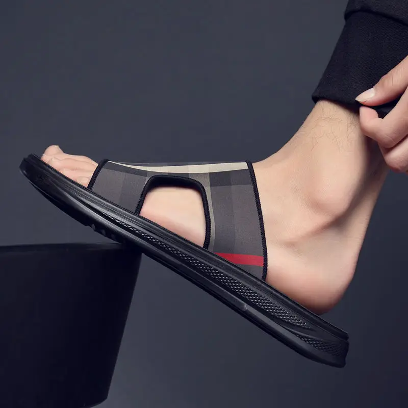 Summer Sandals Men Non-slip Shoes Unisex Bathroom Slippers Comfy Slides Beach Flip Flop Soft Indoor Size 38-44 4