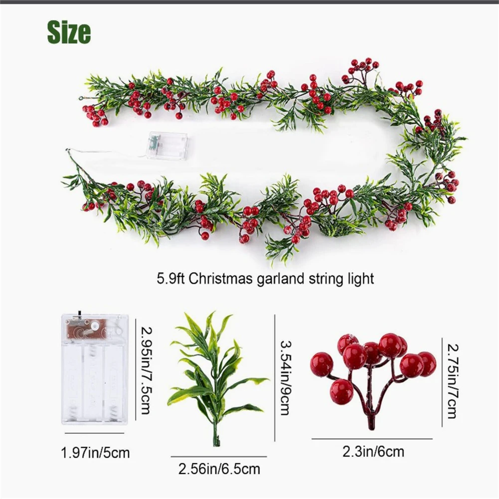 Рисунок 6 - Светящаяся гирлянда в виде красных ягод