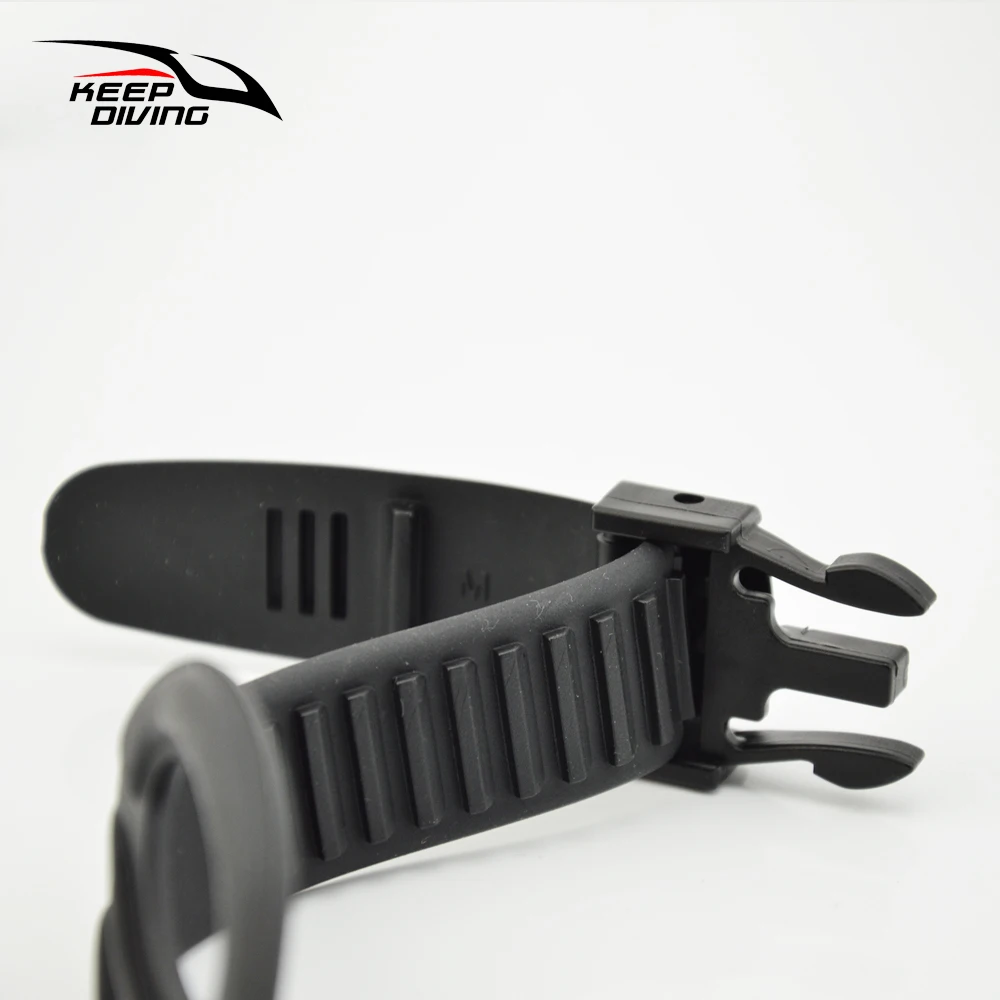 1 Pair Adjustable Scuba Diving Fins Accessories Swimming Fins Straps Big Buckles Small Buckles 3