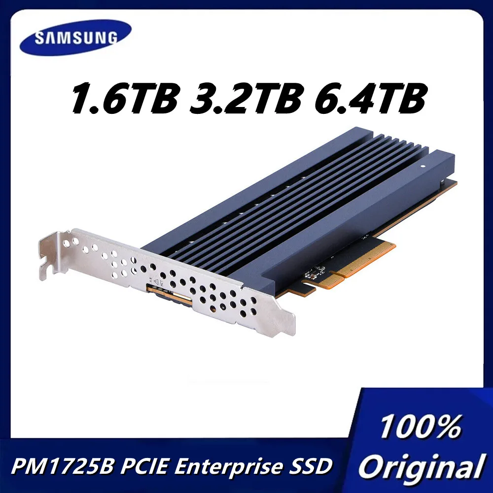 

Samsung PM1725B 1.6TB 3.2TB 6.4TB SSD PCIE Express 3.0x8 (NVMe) Enterprise Server SSD Internal Solid State Drive New