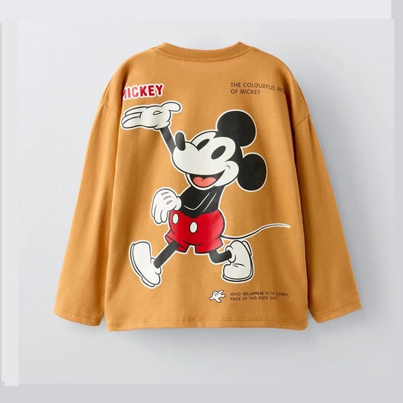 Popular Design Children Long Sleeve Tees Tops Autumn Loose Casual Baby Boys Base Shirt Crewneck Pullover T Shirts Kids Clothes 6
