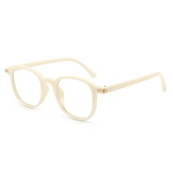 Blue Light Blocking Fashion Eyewear with Lightweight Frame and Multi - Color Options (BEIGE)
