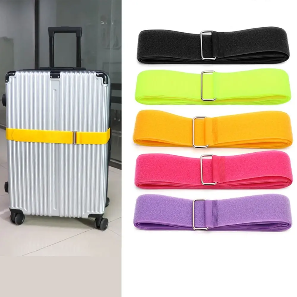 Bagagli da viaggio in nylon regolabile Fascia elastica Bagagli Cintura da imballaggio incrociata Bagagli Valigia Cinghie protettive Accessori da viaggio  1524